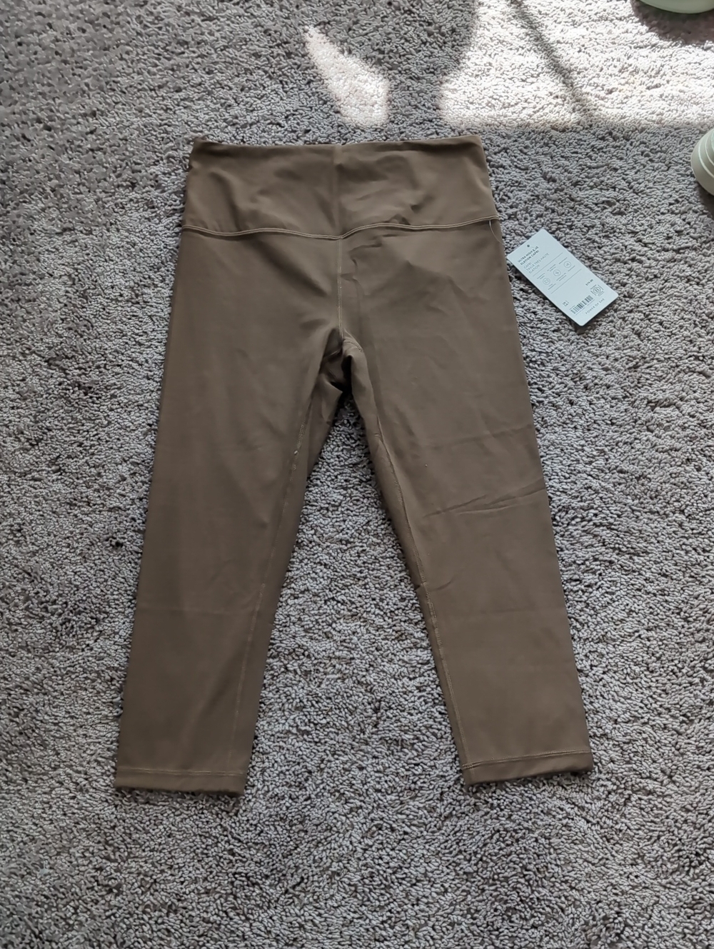 Athleta Brown Capri High Rise Leggings